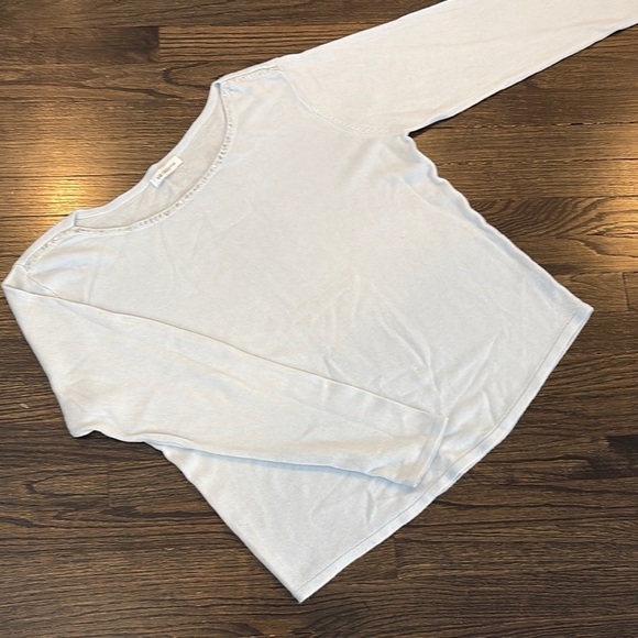 Classic Light Blue Boxy Long Sleeve Sweater by Liz Claiborne - Picture 3 of 7